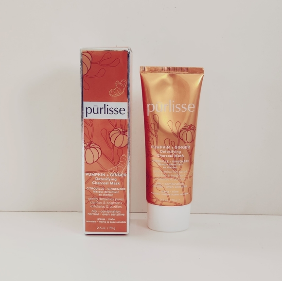 Purlisse Pumpkin + Ginger Detoxifying Charcoal Mask - Picture 1 of 8
